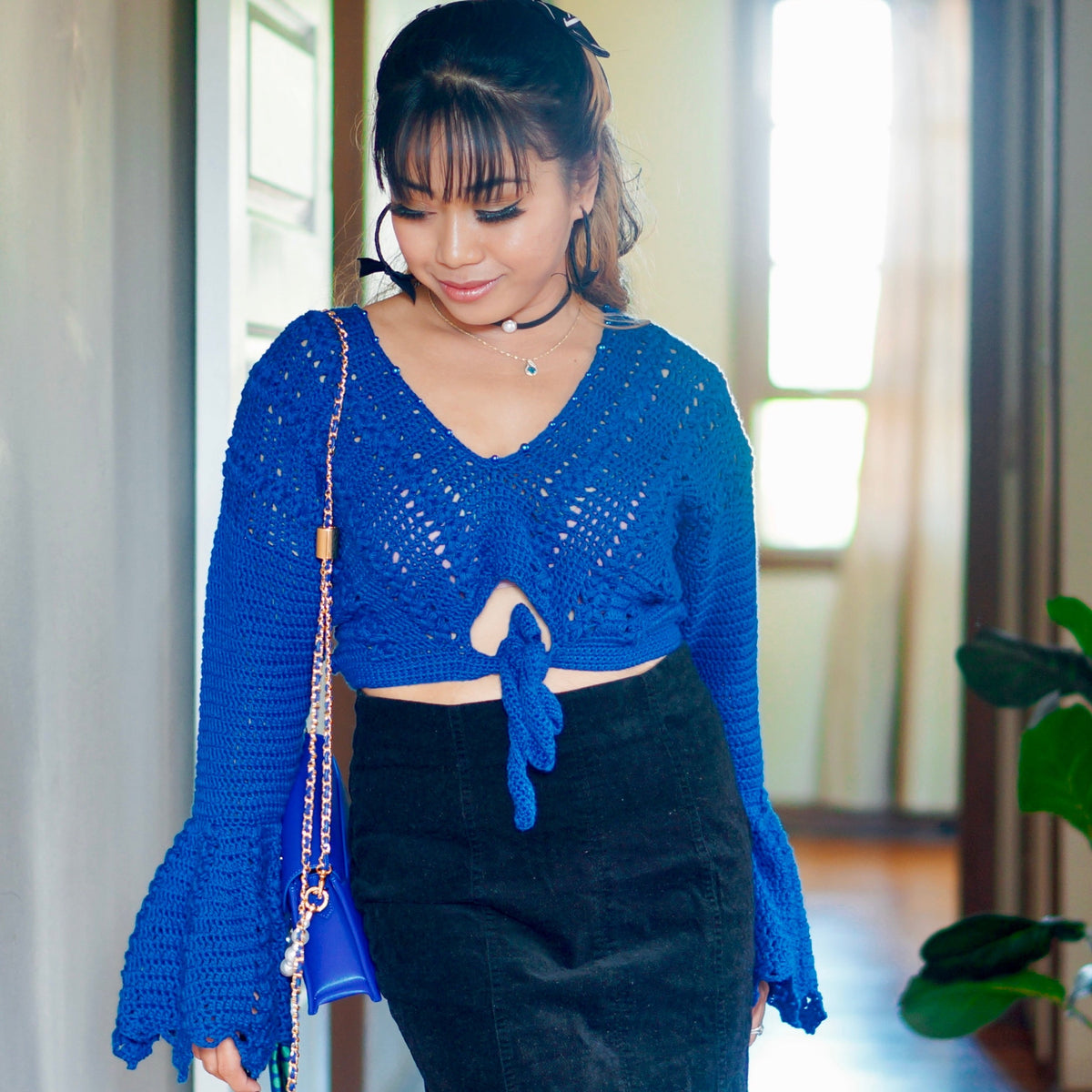Serafina Mermaid-Tail Sleeves TOP
